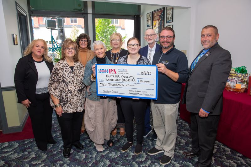 AMERICA 250 PA AWARD’S BUTLER SYMPHONY WITH 10K GRANT FOR 2026 CELEBRATION